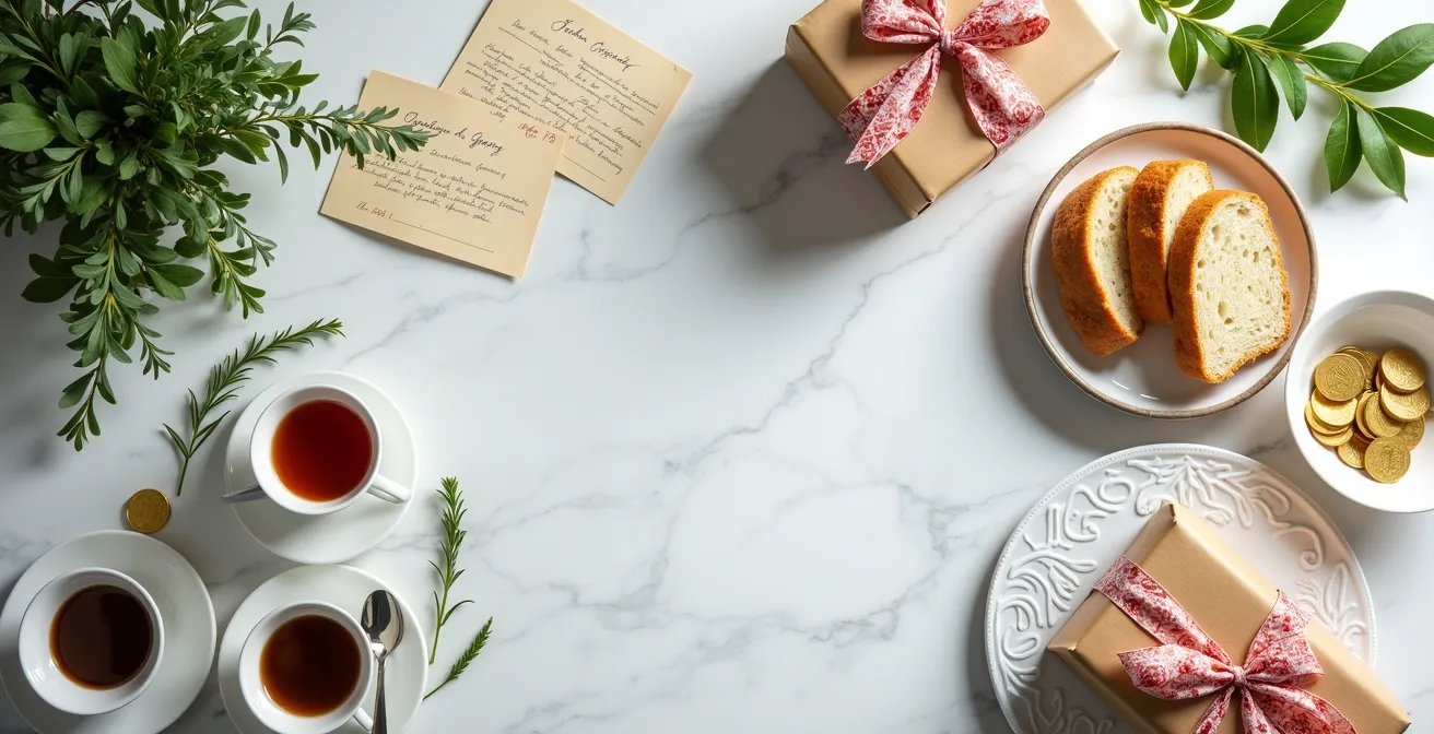 Visualizzazione creativa della regola 80/20 per i contenuti social attraverso oggetti simbolici